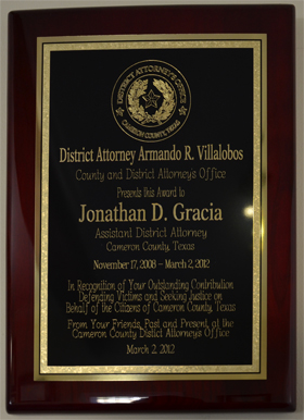 DA Office Recognition, 2008-2012